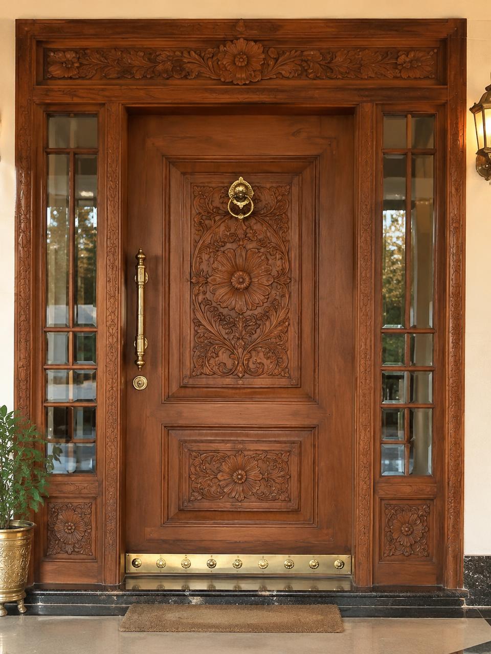 Carved Main Door